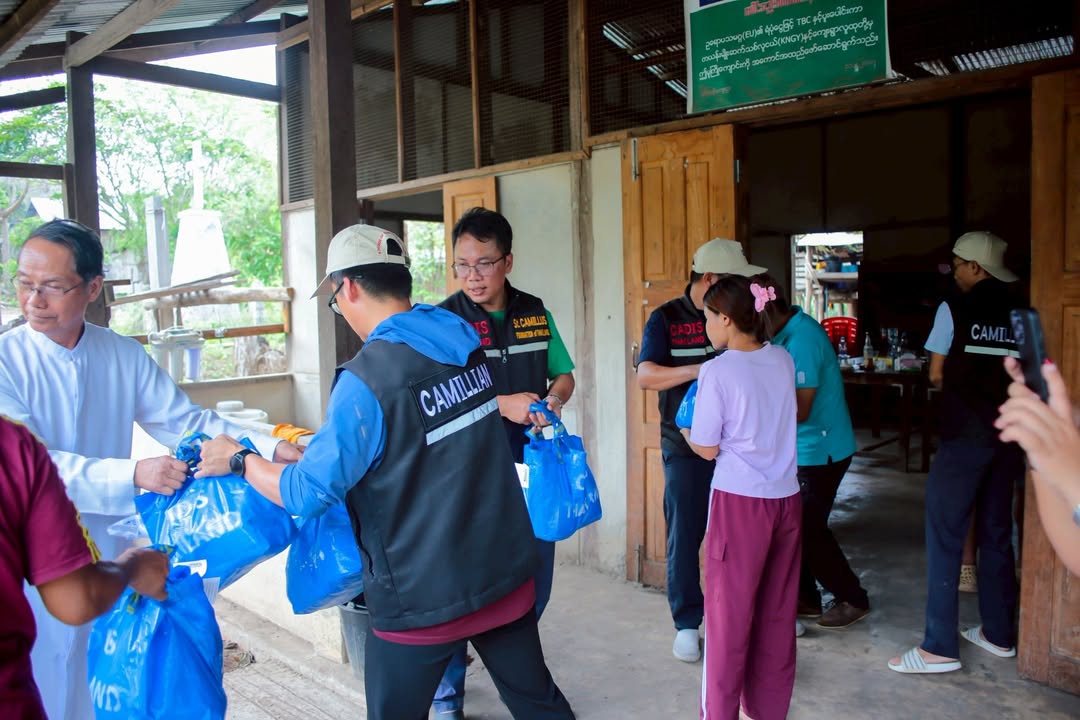 cadis distribuzione cibo myanmar progetto arca
