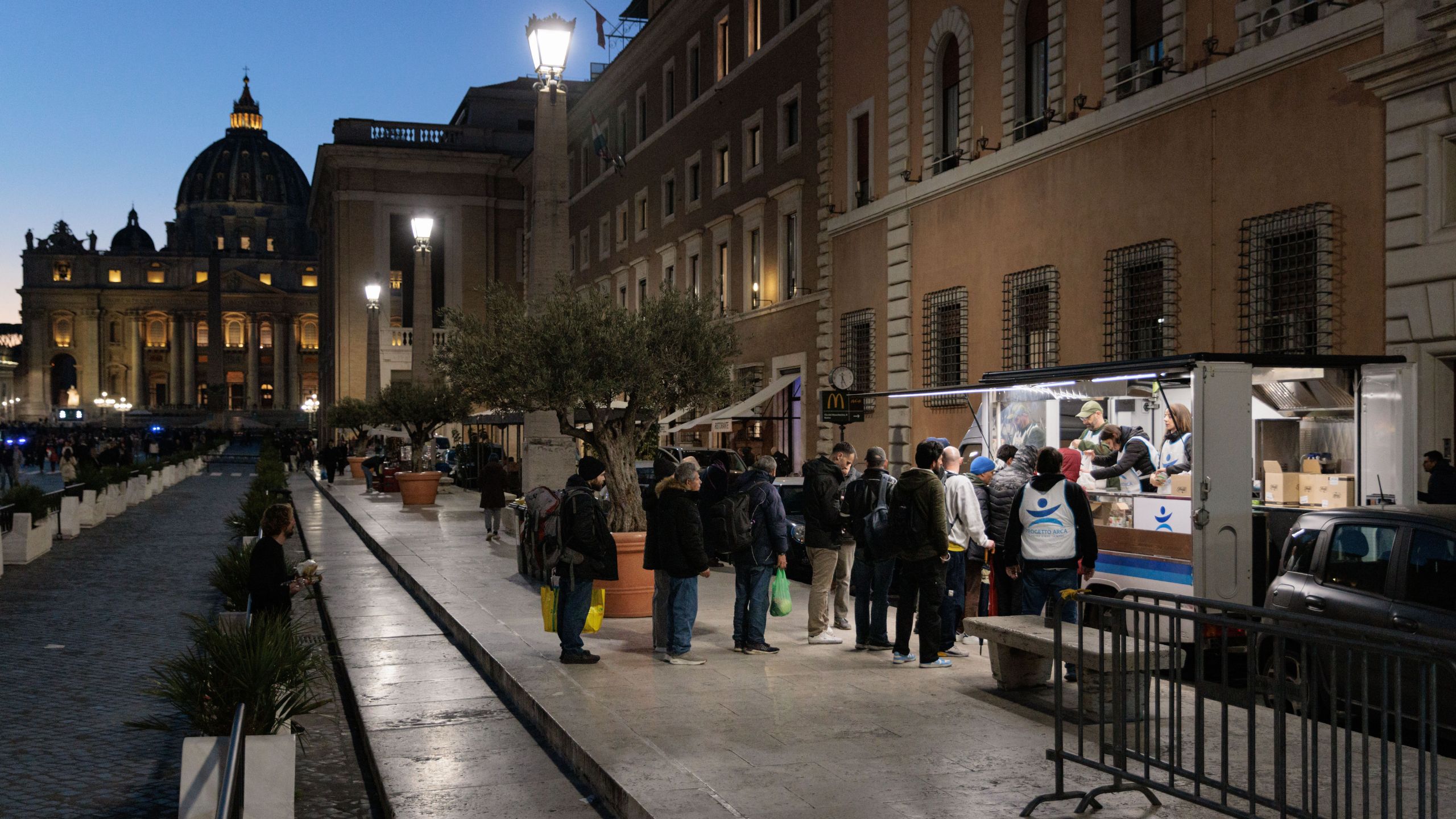 La Cucina mobile in San Pietro a Roma