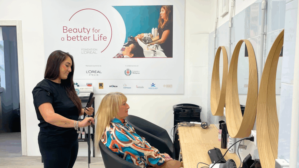 Progetto Arca salone sociale L'Oreal Casa Jannacci